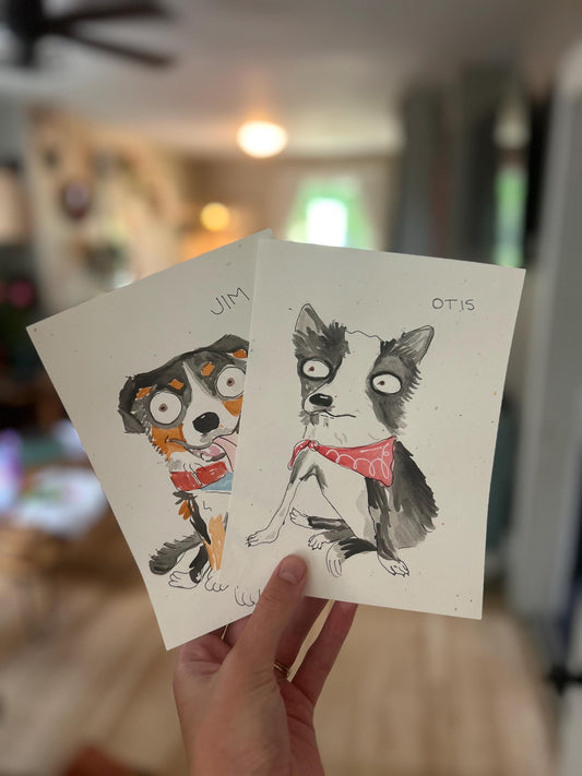 Chaotic pet portraits!