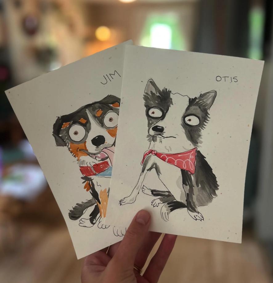 Chaotic pet portraits!